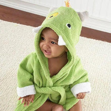Load image into Gallery viewer, Baby Cute Mini Cartoon Bathrobes Soft Comfortable Bathrobe Warm Bath Towel For Babies Infants Beach Indoor Towel Durable Blankets