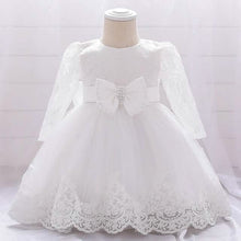 Load image into Gallery viewer, Baby Girls' Basic Christening Floral Dress