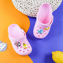 Load image into Gallery viewer, Baby Hole Shoes Summer New Children Nice Non-Slip Soft Floor Boys Girls Beach Sandals Clogs for Boys and Girls Non-Slip Breathable Kids Clogs Garden High Elasticity Kids Sandals Indoor Outdoor Waterproof Beach Sandals