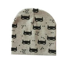 Load image into Gallery viewer, Baby Knit Cotton Cartoon Printed Baby Caps For Boys And Girls For Autumn And Winter Soft And Warm Cap