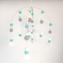 将图片加载到图库查看器,Baby Nordic Wooden Beads Wind Chimes with Wool Balls Nursery Mobile Crib Bed Bell Baby Bedroom Ceiling Wooden Beads Wind Chime Hanging Newborn Baby Bed Hanging Wind-bell Crib Tent Kids Room Decorations Ornaments