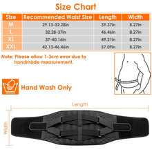 Load image into Gallery viewer, Back Support Brace Breathable Mesh Lumbar Support Belt