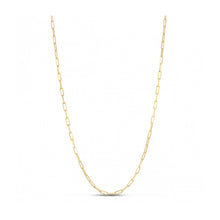 Load image into Gallery viewer, Sterling Silver Gold Plated Paperclip Chain (2.50 mm)