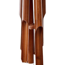 Load image into Gallery viewer, Bamboo Wind Chimes Handmade Hanging Big Bell Soothing Melodic Tones Indoor Outdoor Wall Hanging Wind Chimes Great As A Gift For Balcony Home Yard Garden Decorations For Mom