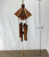 将图片加载到图库查看器,Bamboo Wind Chimes Pendant Balcony Outdoor Yard Garden Home Handmade Craft Wind Chimes With Rotating Hook Outdoor Decor Wind Chimes for Garden Patio Yard Home Antique Tubes Bell Handmade Wind Chime Wall Hanging Crafts Gift