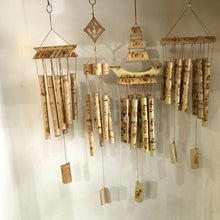 将图片加载到图库查看器,Bamboo Wind Chimes Pendant Balcony Outdoor Yard Garden Home Handmade Craft Wind Chimes With Rotating Hook Outdoor Decor Wind Chimes for Garden Patio Yard Home Antique Tubes Bell Handmade Wind Chime Wall Hanging Crafts Gift
