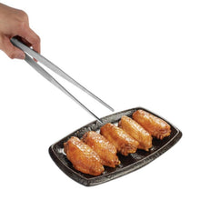 Load image into Gallery viewer, Barbecue Food Tongs Non-Slip Cooking Clip Stainless Steel Tweezers Clip Buffet Restaurant Tools Kitchen Accessories Long Stainless Steel Kitchen Tongs And BBQ Accessories Grill Tweezers for Cooking Grilling
