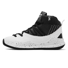 将图片加载到图库查看器,Basketball Black White Ankle Boots Mens Shoes Cushioning White Training Breathable Outdoor High Quality Sports Mens Sneakers Non Slip Outdoor Sneakers Cushioning Workout Sport Design