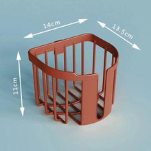 将图片加载到图库查看器,Bathroom Toilet Paper Holder Punch-free Waterproof Storage Box Toilet Paper Storage Rack Paper Towel Kitchen Storage Accessories Waterproof Toilet Paper Holder Wall Mounted Punch Free Paper Dispenser Transparent Storage Box Bathroom Kitchen Supply