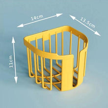 将图片加载到图库查看器,Bathroom Toilet Paper Holder Punch-free Waterproof Storage Box Toilet Paper Storage Rack Paper Towel Kitchen Storage Accessories Waterproof Toilet Paper Holder Wall Mounted Punch Free Paper Dispenser Transparent Storage Box Bathroom Kitchen Supply