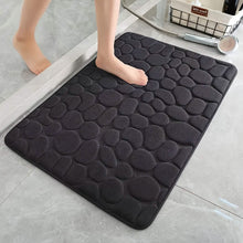Load image into Gallery viewer, Ultra-Soft Memory Foam Bath Mat – Non-Slip, Absorbent (Gray Hexagon)