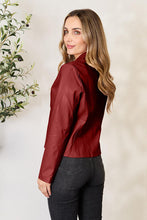Load image into Gallery viewer, Women Classic Neck Zip-Up Jacket For Everyday Wear Elegant Girls Jacket