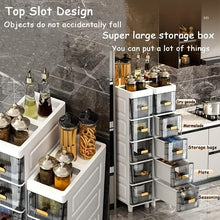 Load image into Gallery viewer, Slimline Multi-Drawer Storage Cabinet β 3, 4, or 6 Layer