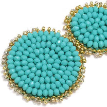 Load image into Gallery viewer, Beaded Drop Earrings Statement Seed Bead Earring