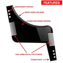 将图片加载到图库查看器,Beard Styling Comb Trim Guide