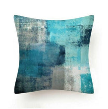 Load image into Gallery viewer, Beautiful Blue Print Polyester Pillow Case Waist Soft Fiber Cushion Sofa Car Cushion Cover Artwork Home Decorative Pillows Covers Cushion Cover For Bedroom Sofa Living Room Home Pillowcase
