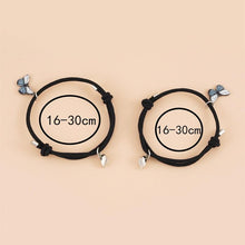 Load image into Gallery viewer, Beautiful Bracelets Set For Couple Mutual Attraction Braided Rope Couple Bracelets Blue Butterfly Relationship Matching Bracelet Set Heart Magnet Mutual Attraction Rope Bracelets Lover Gifts For Best Friend Women Men