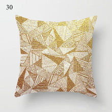 Load image into Gallery viewer, Beautiful Gold Print Pillow Cover Home Cotton Modern Decorative Pillowcase Gold Cushion Cases Decorative Cushions For Sofa Seat Covers Pillow Case