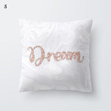 Load image into Gallery viewer, Beautiful Gold Print Pillow Cover Home Cotton Modern Decorative Pillowcase Gold Cushion Cases Decorative Cushions For Sofa Seat Covers Pillow Case