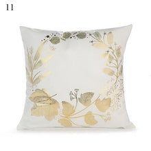 Load image into Gallery viewer, Beautiful Gold Print Pillow Cover Home Cotton Modern Decorative Pillowcase Gold Cushion Cases Decorative Cushions For Sofa Seat Covers Pillow Case