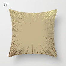 Load image into Gallery viewer, Beautiful Gold Print Pillow Cover Home Cotton Modern Decorative Pillowcase Gold Cushion Cases Decorative Cushions For Sofa Seat Covers Pillow Case