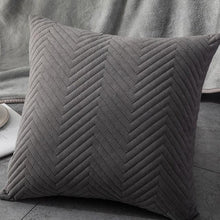将图片加载到图库查看器,Beautiful Quilted Pillowcase Throw Pillow Covers Home Decor Velvet Square Throw Pillow Covers Decoration Pillow Cushion Sofa Living Room Simple Decorative Cushion Cover 45x45CM