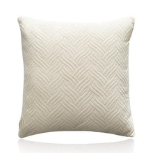 将图片加载到图库查看器,Beautiful Quilted Pillowcase Throw Pillow Covers Home Decor Velvet Square Throw Pillow Covers Decoration Pillow Cushion Sofa Living Room Simple Decorative Cushion Cover 45x45CM