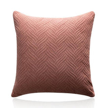 将图片加载到图库查看器,Beautiful Quilted Pillowcase Throw Pillow Covers Home Decor Velvet Square Throw Pillow Covers Decoration Pillow Cushion Sofa Living Room Simple Decorative Cushion Cover 45x45CM
