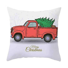 Load image into Gallery viewer, Beautiful Snowflake In Red Merry Christmas Gifts Xmas Cushion Cover Case Decorations Winter Holiday Party Pillow Zipper Pillowcase For Sofa Home Office Living Room Car