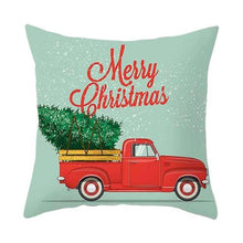 Load image into Gallery viewer, Beautiful Snowflake In Red Merry Christmas Gifts Xmas Cushion Cover Case Decorations Winter Holiday Party Pillow Zipper Pillowcase For Sofa Home Office Living Room Car
