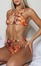 Load image into Gallery viewer, Beautiful Women Bikini Bathing Suit Cut Out Swimwear Chain Ring Swimming Suit For Women Two Piece Swimsuit Women Tight Summer Swimwear Bikini Glamorous String Bra Swimsuit Beach Wear