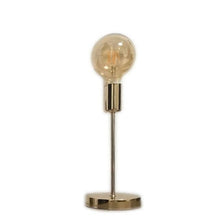 Load image into Gallery viewer, Bedroom Bedside Lamp Golden Modern Simple Model Room Décor Table Lamps College Dorm Study LED Desk Lamp E27 Table Light Fixtures Cute Study Lamps for Bedroom Décor