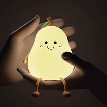 Load image into Gallery viewer, Bedroom Sleeping Bedside Tap Light LED Pear Shape Night Light