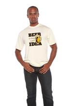 Load image into Gallery viewer, Beer Idea Men's Bamboo Viscose/Organic Cotton Short Sleeve Graphic T-Shirt
