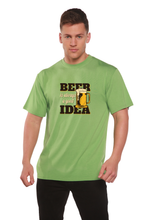 Load image into Gallery viewer, Beer Idea Men's Bamboo Viscose/Organic Cotton Short Sleeve Graphic T-Shirt