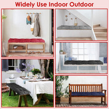 Load image into Gallery viewer, Bench Seat Cushion for Indoor Outdoor Furniture Non-Slip