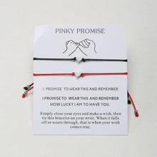 将图片加载到图库查看器,Best Friends Heart Couple Bracelets Mother Daughters Women Fashion Jewelry Christmas Friendship Bracelets Adjustable Handmade Braided Red Black Rope Cord Thread Bracelet Gift