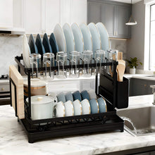 将图片加载到图库查看器,Black Metal Dish Rack – 2-Layer / 3-Layer