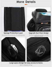 将图片加载到图库查看器,Bicycle Bag Phone Bag Waterproof Front Frame Cycling Bag Sensitive Touch Screen Road Bike Bag Bicycle Phone Bag Bike Phone Holder EVA Waterproof Handlebar Bag With Sensitive Bike Phone Front Frame Bag Bicycle Bag Phone Mount Top Tube Bag Bike 6.0-7.4 Inch