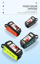 将图片加载到图库查看器,Bicycle Bag Phone Bag Waterproof Front Frame Cycling Bag Sensitive Touch Screen Road Bike Bag Bicycle Phone Bag Bike Phone Holder EVA Waterproof Handlebar Bag With Sensitive Bike Phone Front Frame Bag Bicycle Bag Phone Mount Top Tube Bag Bike 6.0-7.4 Inch