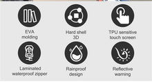 将图片加载到图库查看器,Bicycle Bag Phone Bag Waterproof Front Frame Cycling Bag Sensitive Touch Screen Road Bike Bag Bicycle Phone Bag Bike Phone Holder EVA Waterproof Handlebar Bag With Sensitive Bike Phone Front Frame Bag Bicycle Bag Phone Mount Top Tube Bag Bike 6.0-7.4 Inch