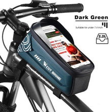 将图片加载到图库查看器,Bicycle Bag Phone Bag Waterproof Front Frame Cycling Bag Sensitive Touch Screen Road Bike Bag Bicycle Phone Bag Bike Phone Holder EVA Waterproof Handlebar Bag With Sensitive Bike Phone Front Frame Bag Bicycle Bag Phone Mount Top Tube Bag Bike 6.0-7.4 Inch