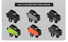 将图片加载到图库查看器,Bicycle Bag Phone Bag Waterproof Front Frame Cycling Bag Sensitive Touch Screen Road Bike Bag Bicycle Phone Bag Bike Phone Holder EVA Waterproof Handlebar Bag With Sensitive Bike Phone Front Frame Bag Bicycle Bag Phone Mount Top Tube Bag Bike 6.0-7.4 Inch