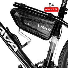 将图片加载到图库查看器,Bicycle Bag Rainproof Road Bike Bag 1.2L Large Capactity Cycling Seat Post Rear Bag For Bicycle Accessories Bike Bag Bicycle Under Seat Pouch Cycling Wedge Pack For Mountain Road Cycling Accessories Storage