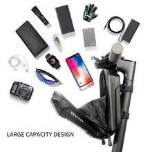 将图片加载到图库查看器,Bicycle Bag Rainproof Road Bike Bag 1.2L Large Capactity Cycling Seat Post Rear Bag For Bicycle Accessories Bike Bag Bicycle Under Seat Pouch Cycling Wedge Pack For Mountain Road Cycling Accessories Storage