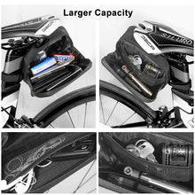 将图片加载到图库查看器,Bicycle Bag Rainproof Road Bike Bag 1.2L Large Capactity Cycling Seat Post Rear Bag For Bicycle Accessories Bike Bag Bicycle Under Seat Pouch Cycling Wedge Pack For Mountain Road Cycling Accessories Storage
