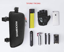 Load image into Gallery viewer, Bicycle Bag Reflective Front Top Frame Tube Bag Ultralight Portable Bike Big Capacity Pocket Cycling Accessories Top Tube Bike Bag Waterproof Bike Front Frame Bike Bag Bicycle Top Tube Bag Cycling Accessories