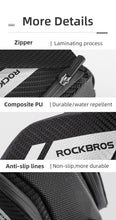 将图片加载到图库查看器,Bicycle Bag Water Repellent Durable Reflective Road Bike With 1.5L Water Bottle Pocket Bike Bag Accessories Bike Saddle Bag Bike Seat Bag With Water Bottle Holder Bicycle Bag Under Seat Waterproof For Road Bike