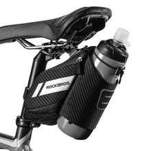将图片加载到图库查看器,Bicycle Bag Water Repellent Durable Reflective Road Bike With 1.5L Water Bottle Pocket Bike Bag Accessories Bike Saddle Bag Bike Seat Bag With Water Bottle Holder Bicycle Bag Under Seat Waterproof For Road Bike