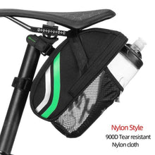 将图片加载到图库查看器,Bicycle Bag Water Repellent Durable Reflective Road Bike With 1.5L Water Bottle Pocket Bike Bag Accessories Bike Saddle Bag Bike Seat Bag With Water Bottle Holder Bicycle Bag Under Seat Waterproof For Road Bike